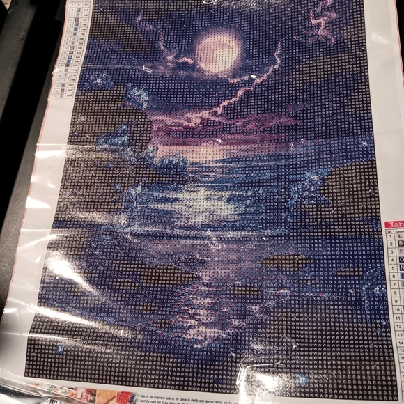 Other - Moonlit Ocean Diamond Painting Kit 30x40